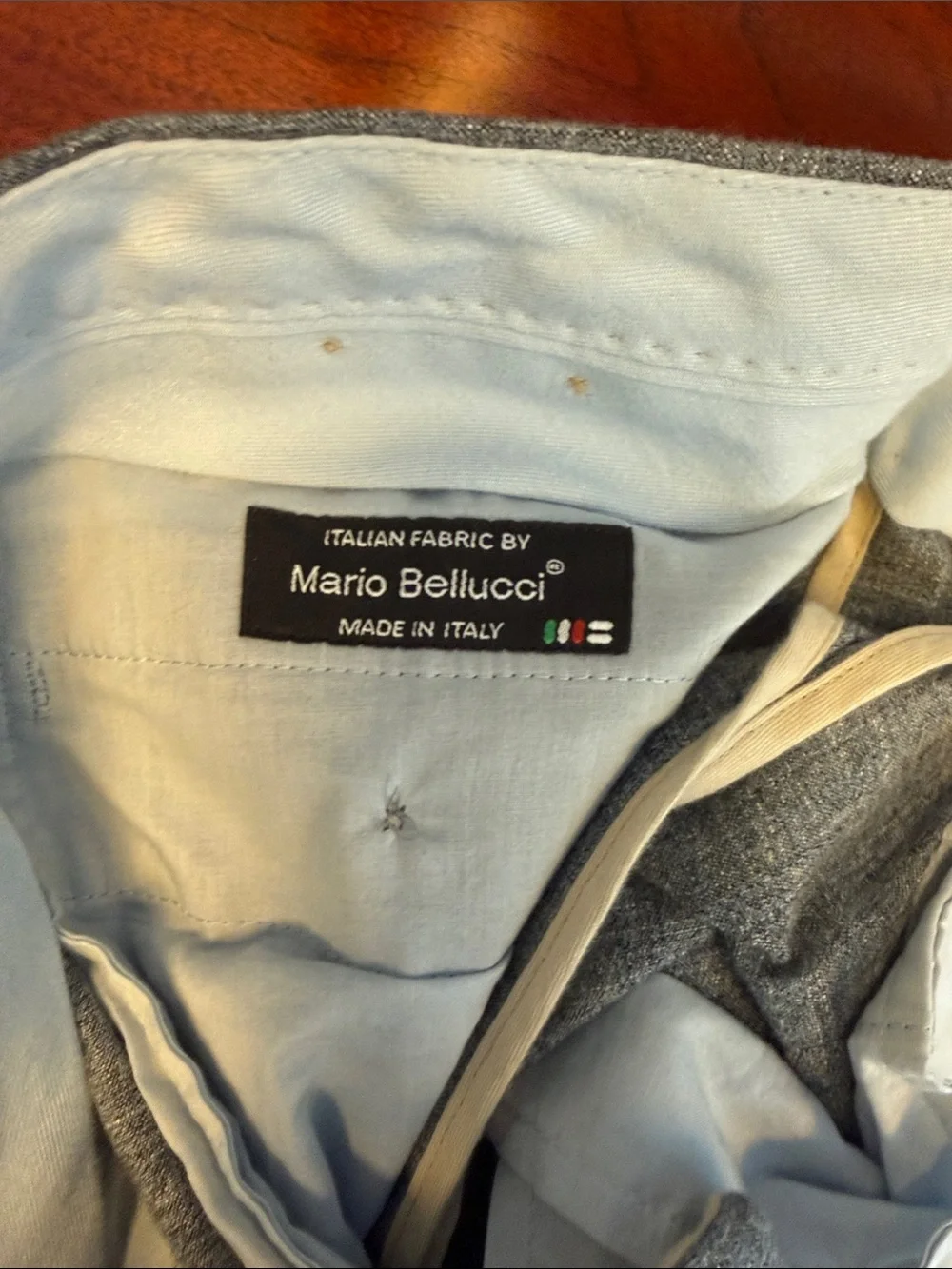 Banana Republic Grey Cotton & Linen Textured Dress Pants NWOT 34X30